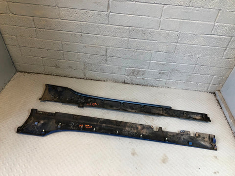 Mazda MX-5 Sill Trims Pair External Mk3 NC Winning Blue Metallic 2006 to 2014