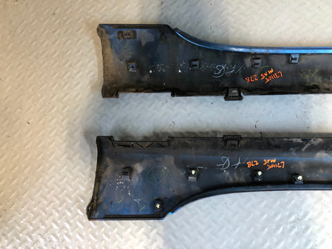 Mazda MX-5 Sill Trims Pair External Mk3 NC Winning Blue Metallic 2006 to 2014