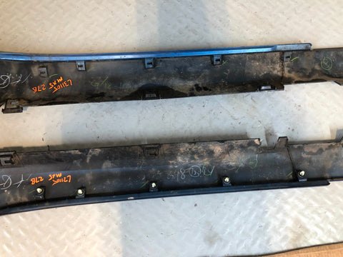 Mazda MX-5 Sill Trims Pair External Mk3 NC Winning Blue Metallic 2006 to 2014