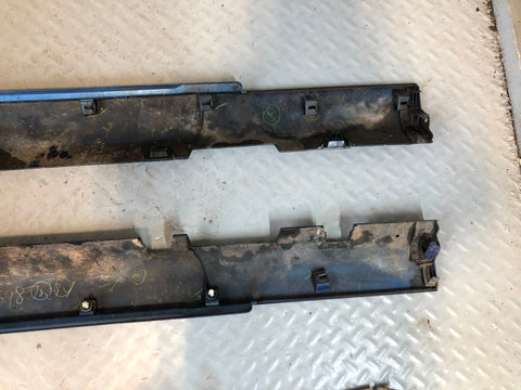 Mazda MX-5 Sill Trims Pair External Mk3 NC Winning Blue Metallic 2006 to 2014