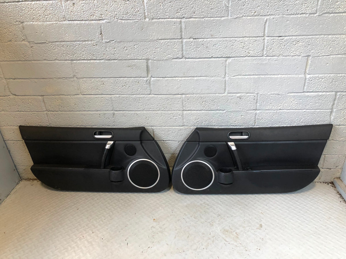 Mazda MX-5 Door Cards Pair of in Black with Silver Trim MK3 NC 2006 to 2014
