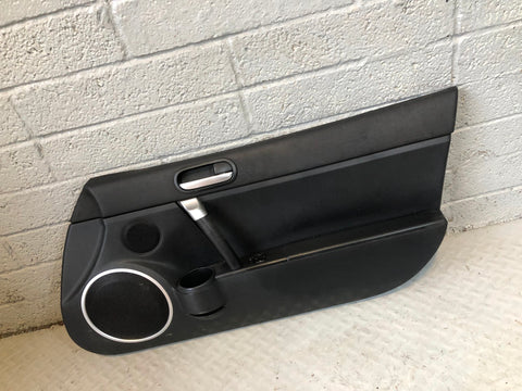 Mazda MX-5 Door Cards Pair of in Black with Silver Trim MK3 NC 2006 to 2014