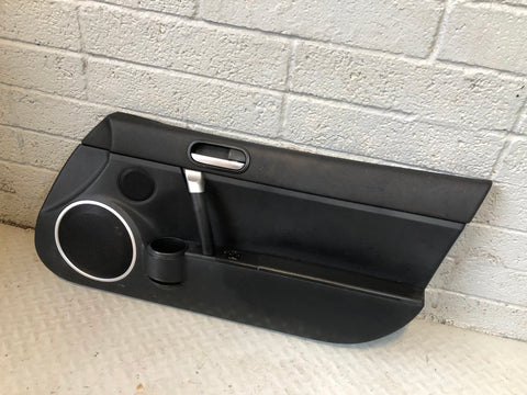 Mazda MX-5 Door Cards Pair of in Black with Silver Trim MK3 NC 2006 to 2014