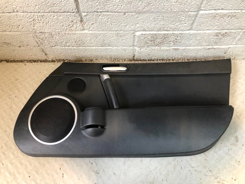 Mazda MX-5 Door Cards Pair of in Black with Silver Trim MK3 NC 2006 to 2014