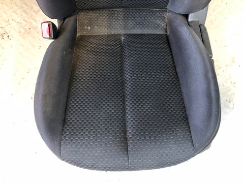 Mazda MX-5 Seats Pair of in Black Cloth Fabric Mk3 NC1 2006 to 2008
