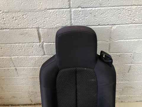 Mazda MX-5 Seats Pair of in Black Cloth Fabric Mk3 NC1 2006 to 2008