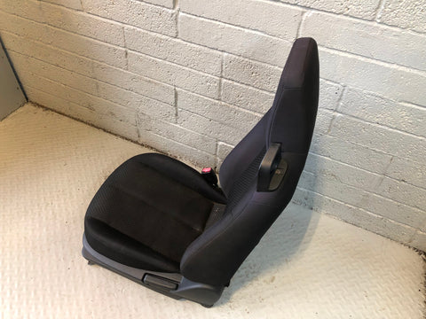 Mazda MX-5 Seats Pair of in Black Cloth Fabric Mk3 NC1 2006 to 2008