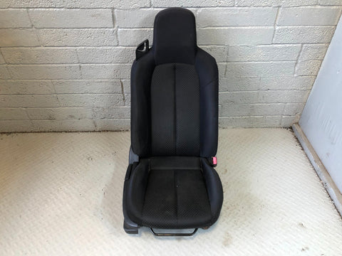 Mazda MX-5 Seats Pair of in Black Cloth Fabric Mk3 NC1 2006 to 2008