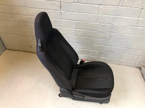 Mazda MX-5 Seats Pair of in Black Cloth Fabric Mk3 NC1 2006 to 2008