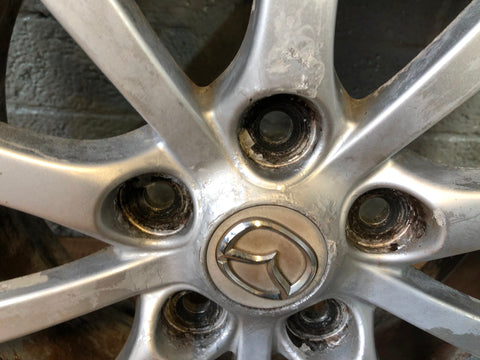 Mazda MX-5 Alloy Wheels with Tyres 205/45R17 MK3 NC 2006 to 2014