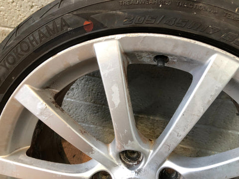 Mazda MX-5 Alloy Wheels with Tyres 205/45R17 MK3 NC 2006 to 2014