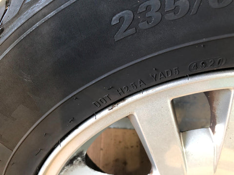 Freelander 2 Alloy Wheel and Tyre 17" Land Rover 235/65R17 2006 to 2014 R09125SP