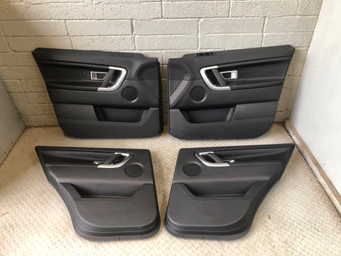 Discovery Sport Door Cards Set of 4 in Black L550 Land Rover 2014 to 2019 L28046
