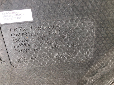 Discovery Sport Boot Floor Carpet in Ebony Black L550 FK-1350-ADW Land Rover