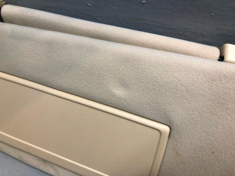 Range Rover L322 Sun Visors Mirrors and Lights Parchment 2005 to 2013 L16125