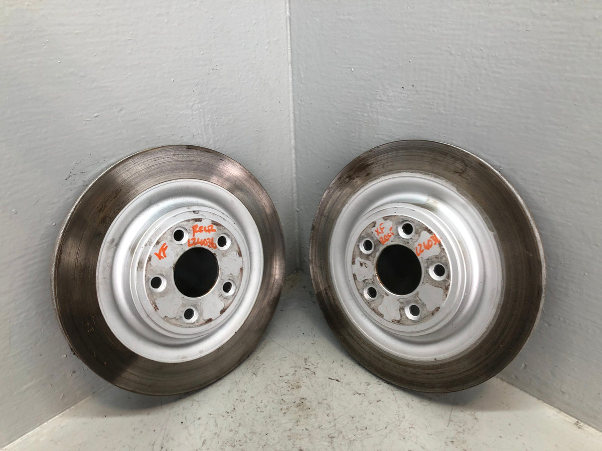 Jaguar XF Brake Discs Pair of Rear Standard X250 2007 to 2015 L24036