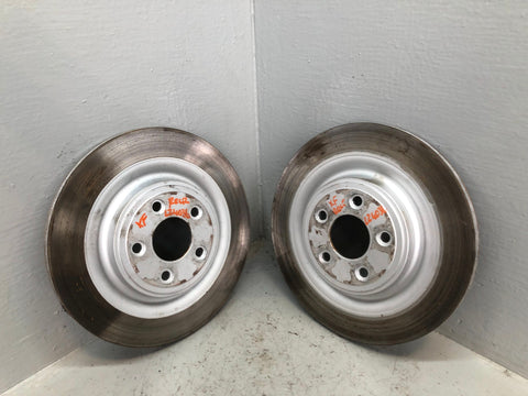 Jaguar XF Brake Discs Pair of Rear Standard X250 2007 to 2015 L24036