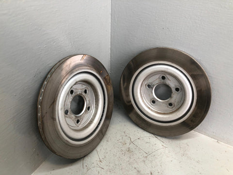 Jaguar XF Brake Discs Pair of Rear Standard X250 2007 to 2015 L24036