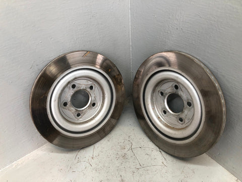 Jaguar XF Brake Discs Pair of Rear Standard X250 2007 to 2015 L24036