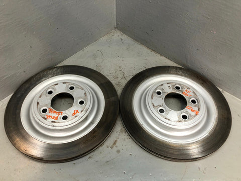 Jaguar XF Brake Discs Pair of Rear Standard X250 2007 to 2015 L24036
