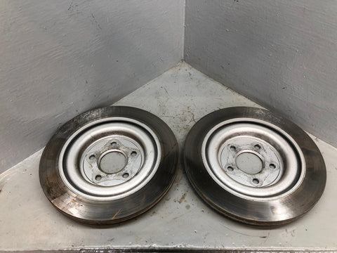 Jaguar XF Brake Discs Pair of Rear Standard X250 2007 to 2015 L24036