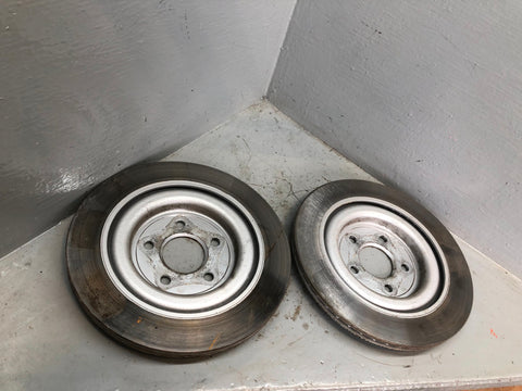 Jaguar XF Brake Discs Pair of Rear Standard X250 2007 to 2015 L24036