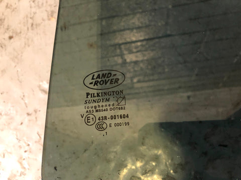 Discovery 4 Glass Rear Door Window Near Side Land Rover 2009 to 2016 Tinted