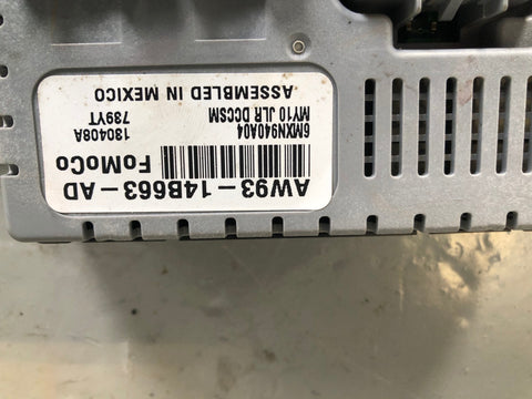 Range Rover L405 Heated Seat Control Module AW93-14B663-AD 2013 to 2017
