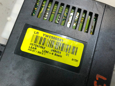 Range Rover L322 Lighting Light Control Module ECU YWC500281 2002 to 2009