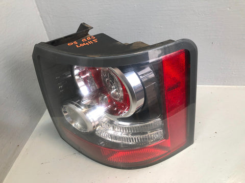 Range Rover Sport Rear Light Assembly LED Off Side L320 Black 2009 to 2013