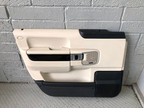 Range Rover L322 Door Cards x 4 with Ivory and Piano Black 2009 to 2013 R24026