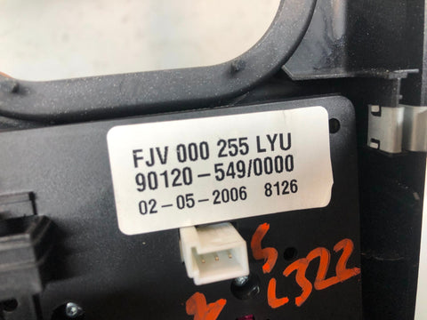 Range Rover L322 Hill Descent FJV000255LYU Terrain Panel 2002 to 2006 L16125
