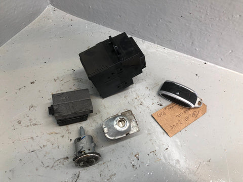 Jaguar XF Ignition Barrel with Key Door Lock Land Rover 2008 to 2015 L24036