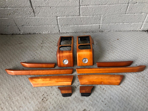 Range Rover L322 Trim Kit Dashboard Cherry Wood 8 Piece 2006 to 2009 R17075