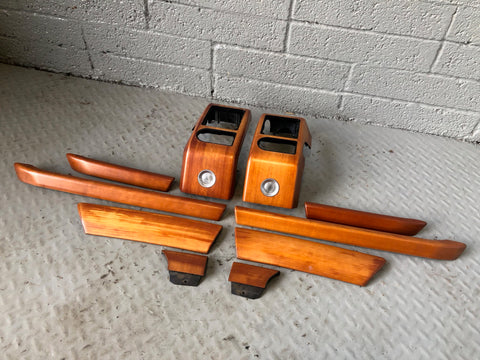 Range Rover L322 Trim Kit Dashboard Cherry Wood 8 Piece 2006 to 2009 R17075