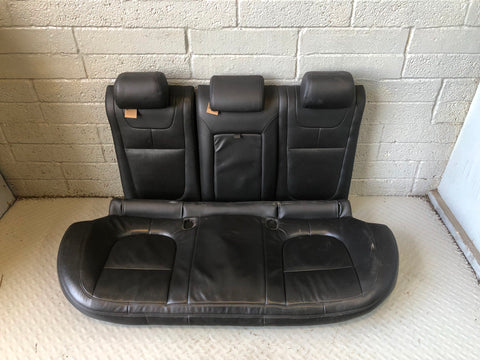 Jaguar XF Rear Seats Black Leather X250 Complete Assembly 2008 to 2015