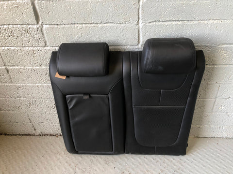Jaguar XF Rear Seats Black Leather X250 Complete Assembly 2008 to 2015
