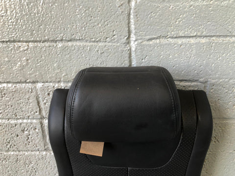 Jaguar XF Rear Seats Black Leather X250 Complete Assembly 2008 to 2015
