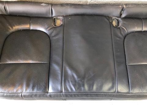 Jaguar XF Rear Seats Black Leather X250 Complete Assembly 2008 to 2015