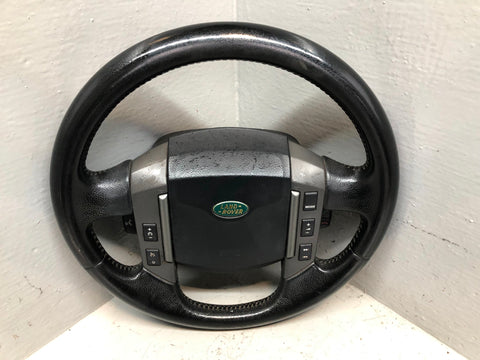 Steering Wheel Multi Function Leather Black Discovery 3 Range Rover Sport K28016