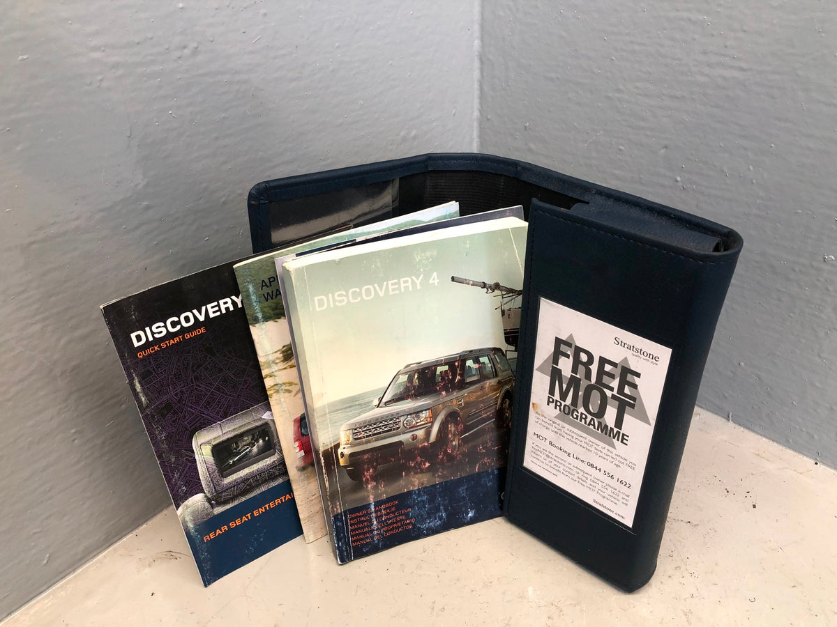 Discovery 4 Handbook User Manual in Wallet Land Rover 2009 to 2014 K17125
