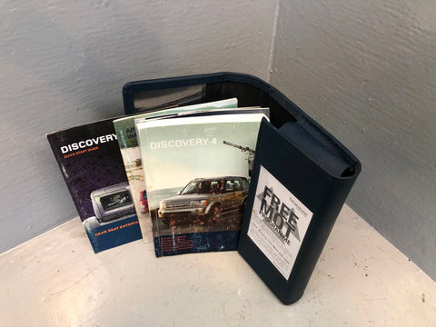 Discovery 4 Handbook User Manual in Wallet Land Rover 2009 to 2014 K17125