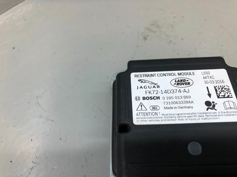 Discovery Sport Restraint Module FK72-14D374-AJ L550 Land Rover 2014 to 2019