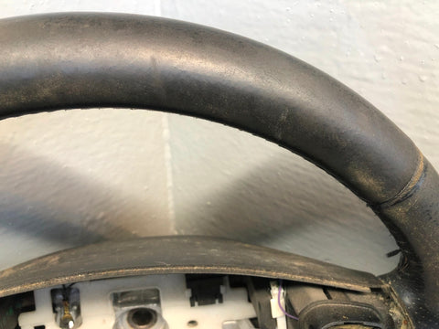 Discovery 2 Steering Wheel Land Rover Black Leather with Horn Buttons R18125