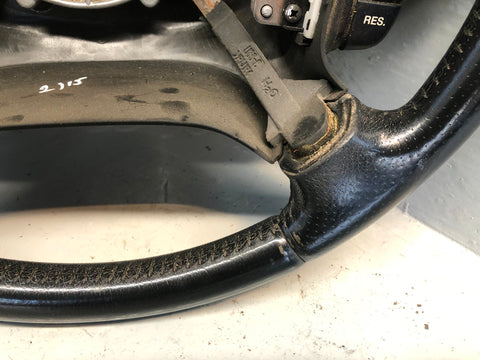 Discovery 2 Steering Wheel Land Rover Black Leather with Horn Buttons R18125
