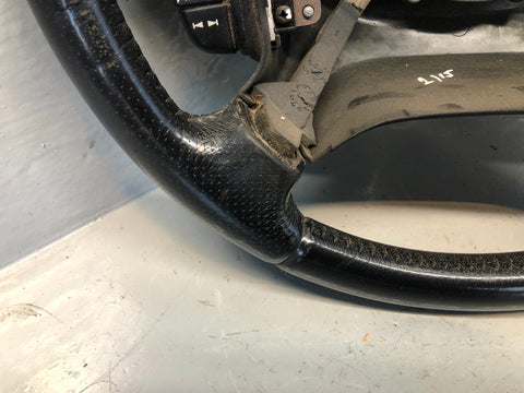 Discovery 2 Steering Wheel Land Rover Black Leather with Horn Buttons R18125