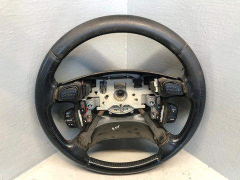 Discovery 2 Steering Wheel Land Rover Black Leather with Horn Buttons R18125