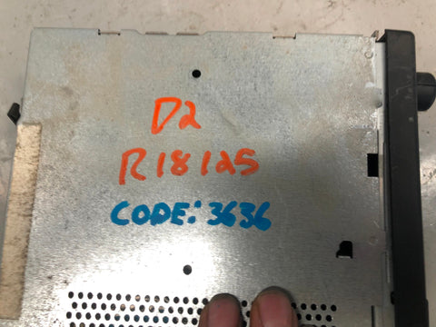 Discovery 2 Stereo Head Unit Radio Cassette Player XQD000050PMA R18125