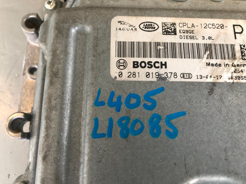 Range Rover L405 Engine ECU CPLA-12C520-PAB 3.0 TDV6 2013 to 2017
