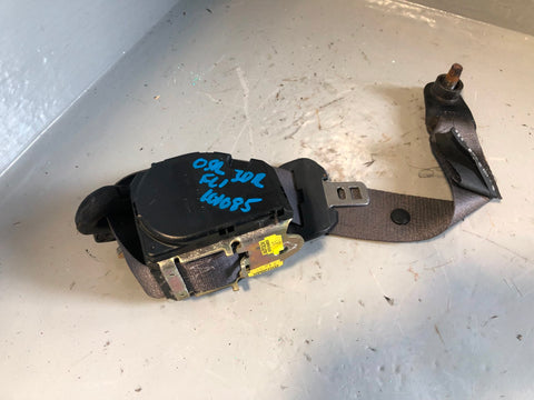 Freelander 1 Seat Belt in Grey Off Side Rear 3 Door Land Rover 1998 to 2006